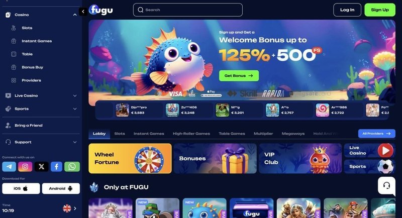 Casino fugu - Ein Blick in das Fugu Casino - Online-Spielautomaten in Deutschland